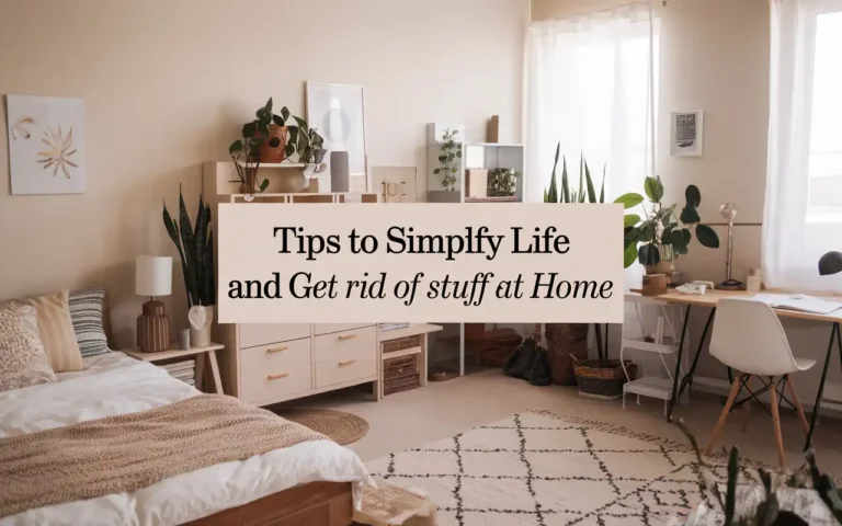 Tips to Simplify Life and Get Rid Of Stuff At Home