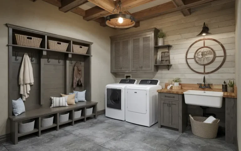 Laundry Room & Mudroom Combo