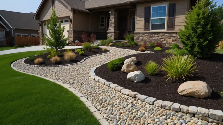 27 Best Front Yard Rock Landscaping Ideas That Transform Curb Appeal