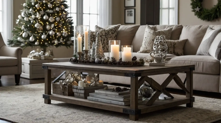 27 Stunning Christmas Coffee Table Décor Ideas to Transform Your Living Room