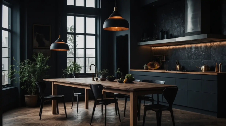 27 Dramatic Moody Kitchen Ideas That Will Transform Your Home